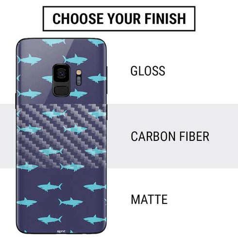 Shark Print Galaxy S9 Skin